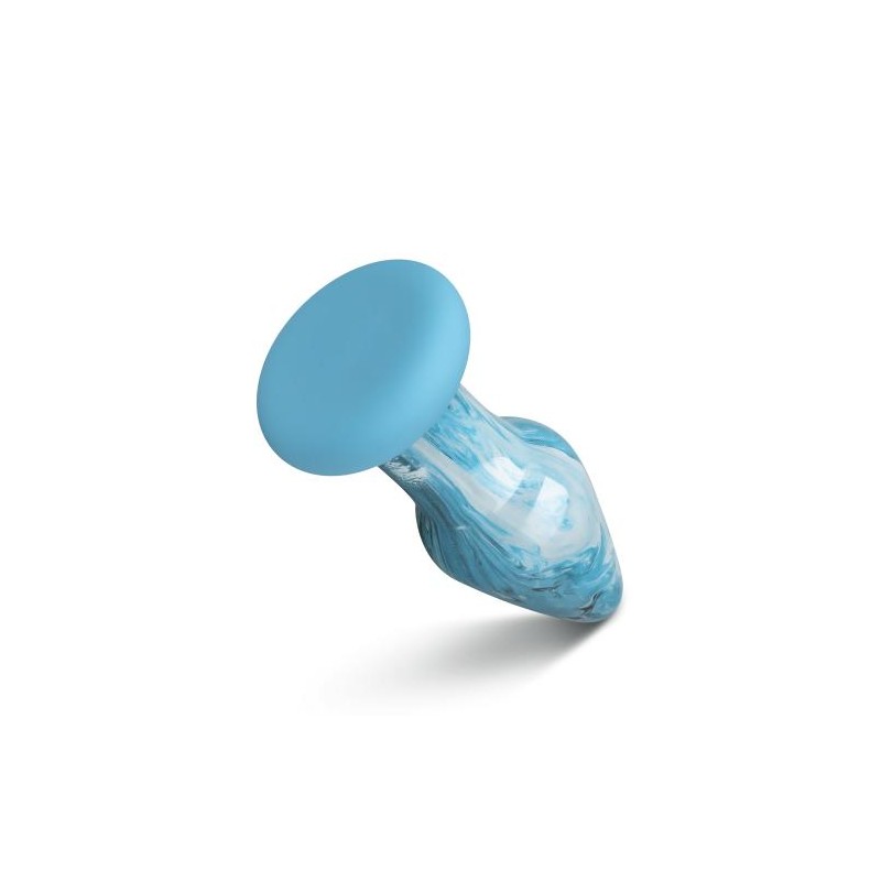Gildo, Γυάλινη Πρωκτική Σφήνα, Ocean Curl Glass Butt plug, Sex Shop