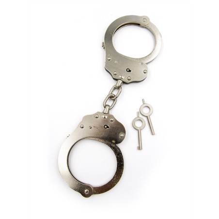 Mister B Cuff Double Lock, Chain, Steel