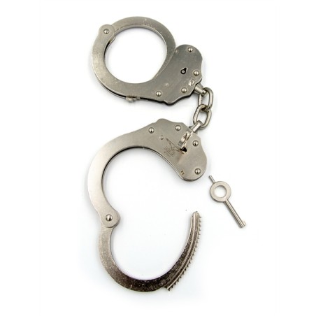 Mister B Cuff Double Lock, Chain, Steel