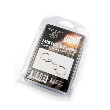 Mister B Cuff Double Lock, Chain, Steel