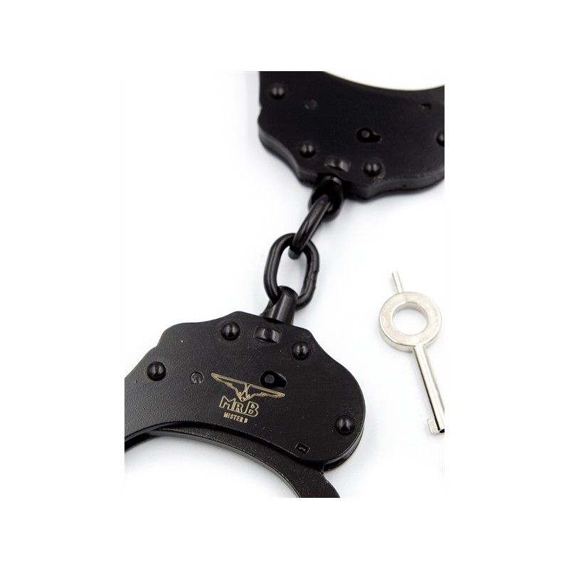 Mister B | Χειροπέδες Double Lock Chain | Μαύρες
