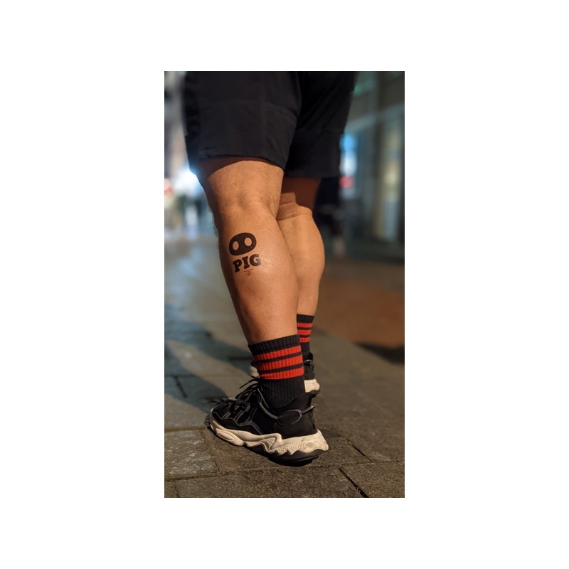 Mister B Temporary Tattoo PIG