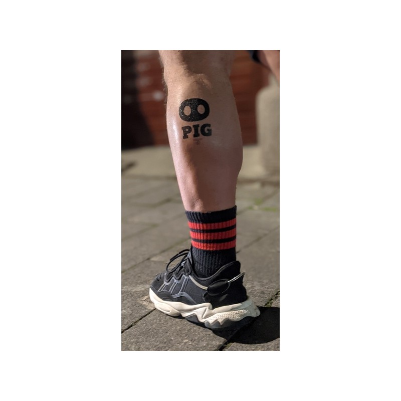 Mister B Temporary Tattoo PIG