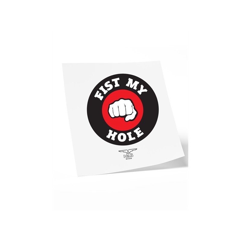 Mister B Temporary Tattoo Fist My Hole, SexShop, Ola4U