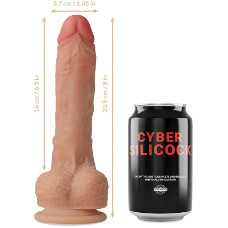 Cyber Silicock, NOR, Ultra Realistic, Soft, Liquid Silicone, 20cm