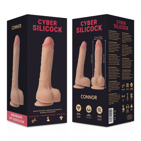 Cyber Silicock, NOR, Ultra Realistic, Soft, Liquid Silicone, 20cm