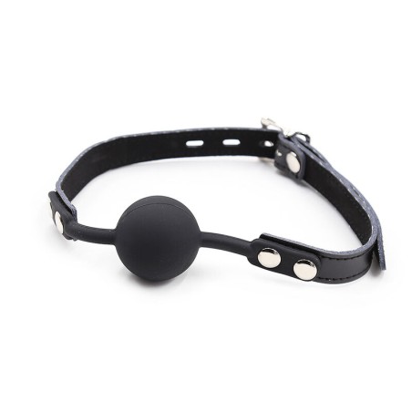 OHMAMA, Fetish, Silicone, Ball Gag, With, Leather, Belt, ola4u, athens