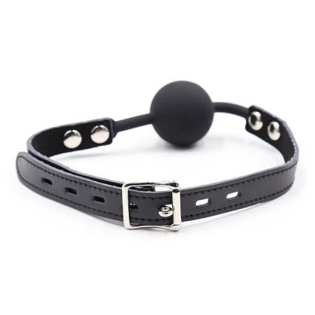 OHMAMA, Fetish, Silicone, Ball Gag, With, Leather, Belt, ola4u, athens