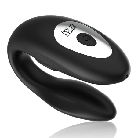 Brilly Glam, Couple, Pulsing, and, Vibrating, Remote, Control, Black