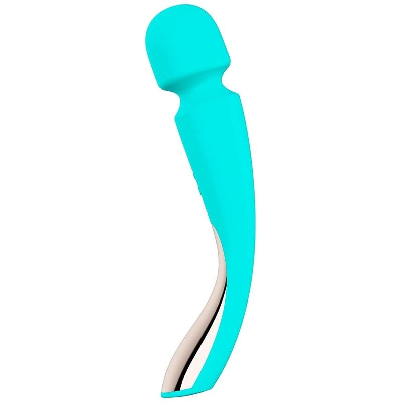 LELO, Smart Wand 2, Wand, Massager, Medium, Ocean, Blue, OLA4U