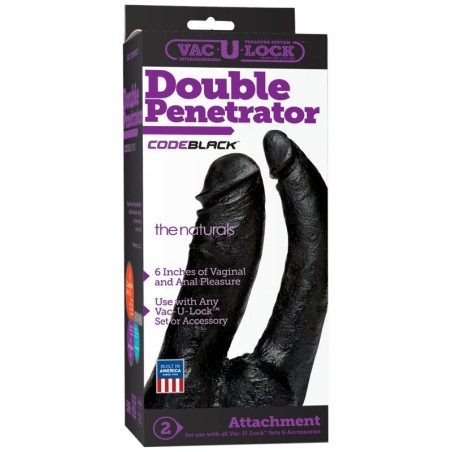 Vac-U-Lock - CodeBlack - Double Penetrator