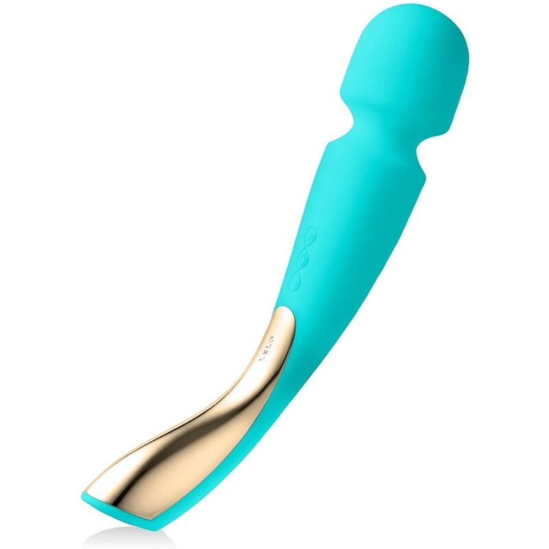 LELO, Smart Wand 2, Wand, Massager, Medium, Ocean, Blue, OLA4U