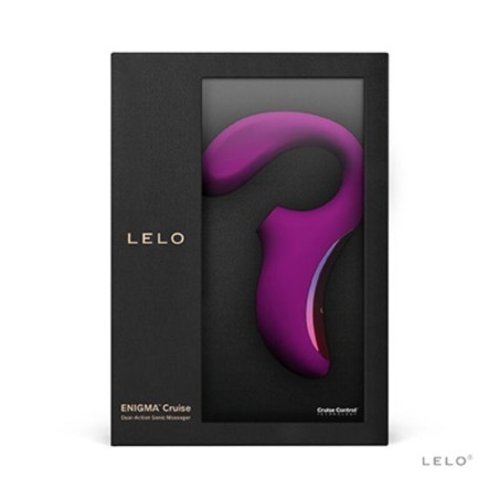 LELO, Enigma Cruise, Dual Stimulation, Sonic, Massager, Deep Rose,