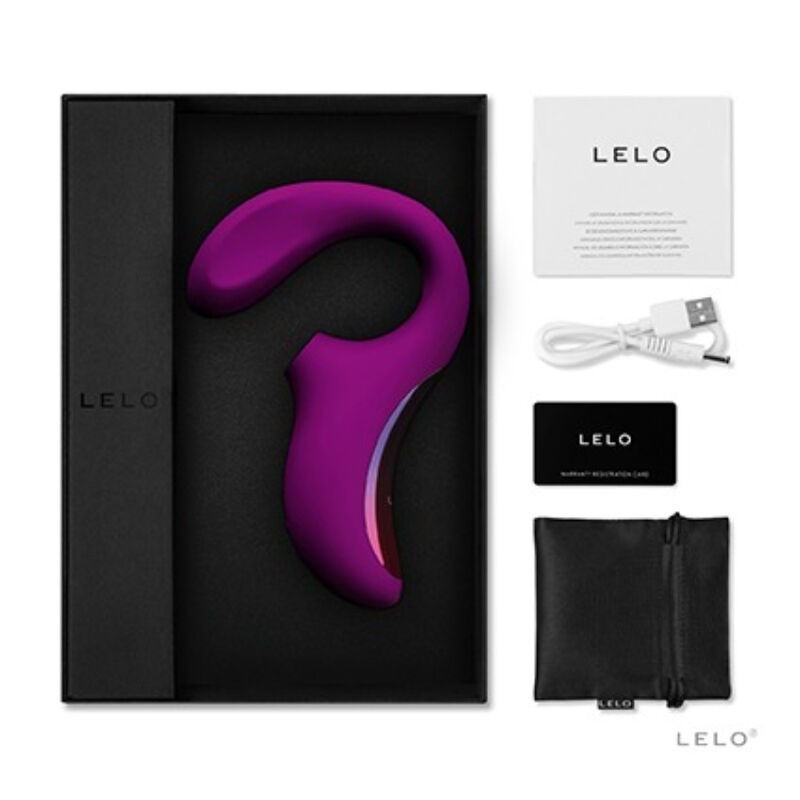 LELO, Enigma Cruise, Dual Stimulation, Sonic, Massager, Deep Rose,