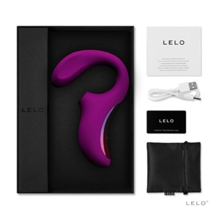 LELO, Enigma Cruise, Dual Stimulation, Sonic, Massager, Deep Rose,