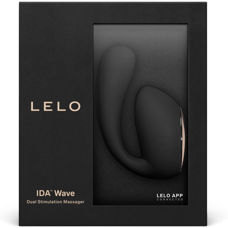 LELO, IDA, Wave, Couples Massager, Black, OLA4U