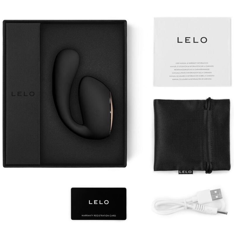 LELO, IDA, Wave, Couples Massager, Black, OLA4U