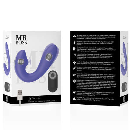 MR BOSS, JOSEF, Pulsation & Vibration, Remote Control ,For Couples