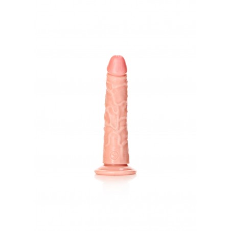 Real Rock, Slim, Realistic Dildo, with Suction Cup, 15cm, Flesh