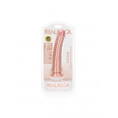 Real Rock, Ultra Skin, Slim, Realistic Dildo, with Suction Cup, 18cm