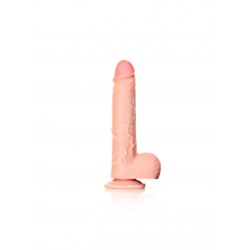 Real Rock, Ultra Skin, Straight, Realistic Dildo, with balls, & Suction Cup, 18cm