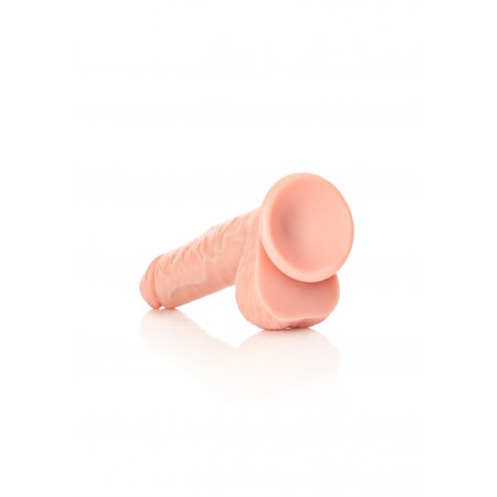 Real Rock, Ultra Skin, Straight, Realistic Dildo, with balls, & Suction Cup, 18cm