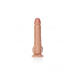 Real Rock, Ultra Skin, Straight, Realistic Dildo, with balls, & Suction Cup, 18cm, latin