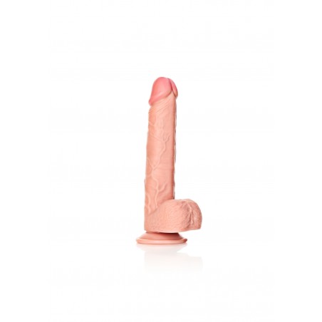 Real Rock, Ultra Skin, Straight, Realistic Dildo, with balls, & Suction Cup, 28cm