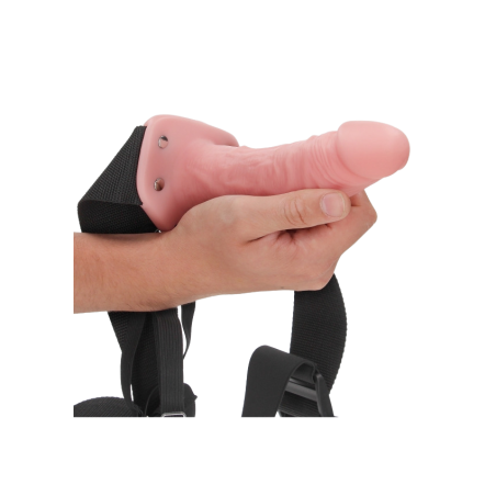 Real Rock | Hollow Strap-on - 15,5 cm | Flesh