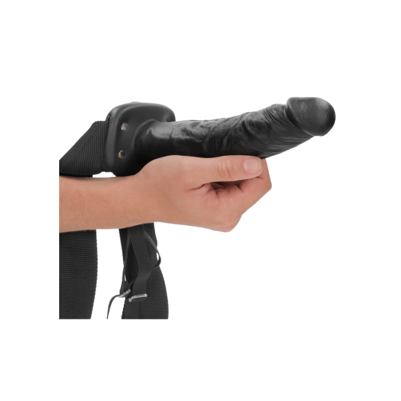 Real Rock | Hollow Strap-on - 20,5 cm | Black