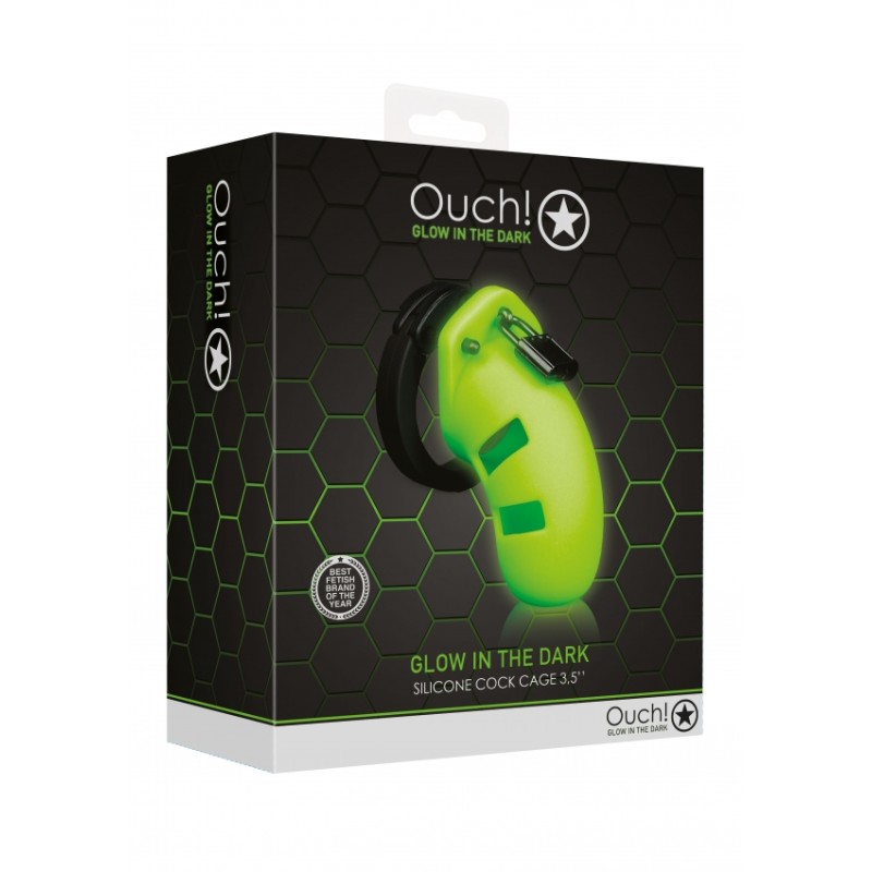 Model 20, Chastity Cage, 9cm, Glow in the Dark