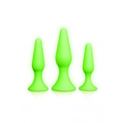 Butt Plugs, Set, Glow in the Dark