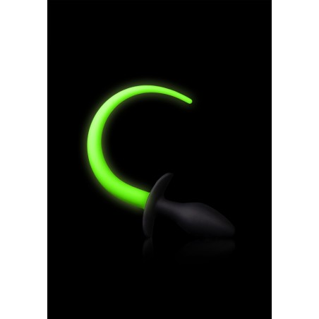 Puppy Tail, Silicon, butt plug, Glow in the Dark