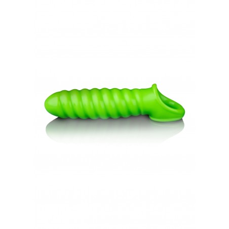 Swirl, Stretchy, Penis Sleeve, Glow in the Dark