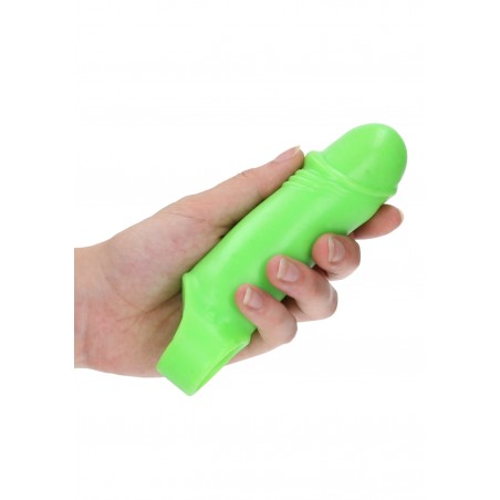 Smooth, Thick, and, Stretchy, Penis Sleeve, Glow in the Dark