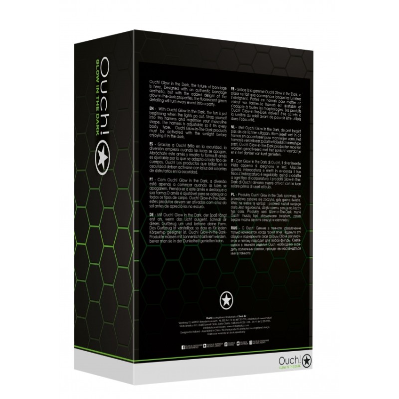 Chest, Bulldog Harness, Glow in the Dark