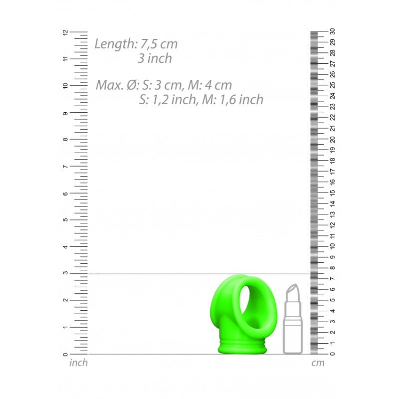 Cock Ring, and, Ball Strap, Glow in the Dark Cock Ring, and, Ball Strap, Glow in the Dark