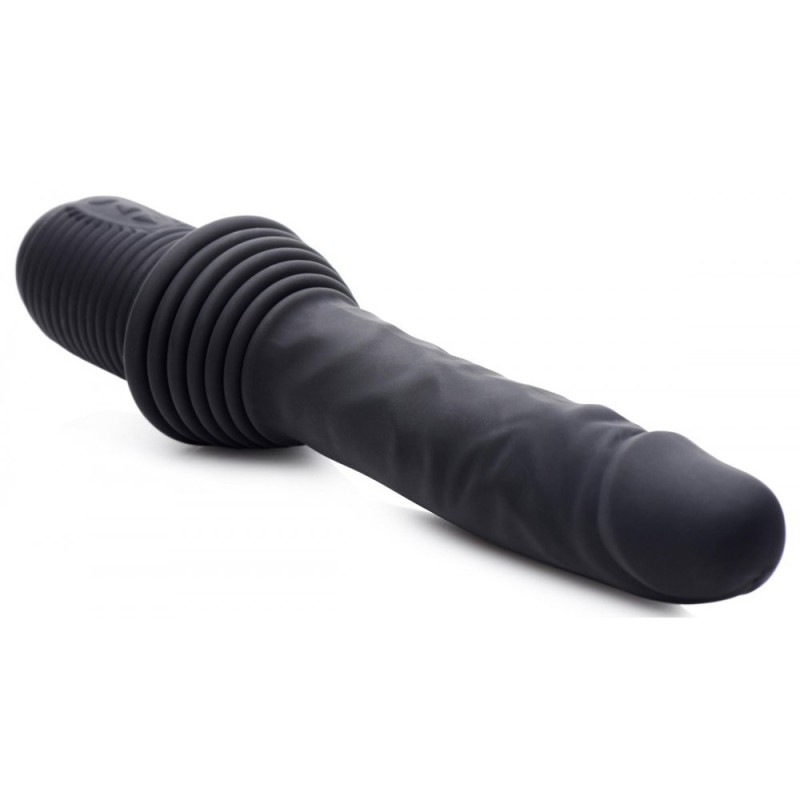Master Series, 10X Thrust Master Vibrating and Thrusting Dildo with Handle Master Series, 10X Thrust Master Vibrating and Thrusting Dildo with Handle
