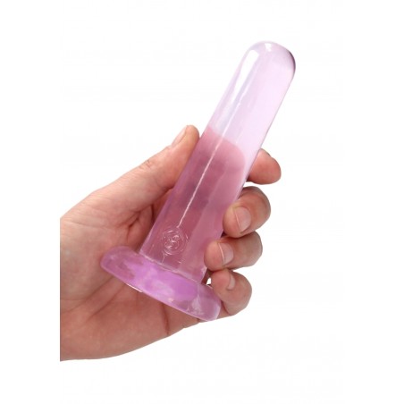 Real Rock | Non Realistic Dildo With Suction - Pink - 13,5cm