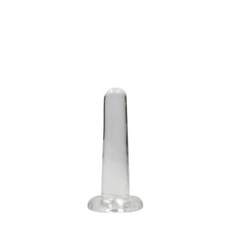 Real Rock | Non Realistic Dildo With Suction - Clear - 13,5cm
