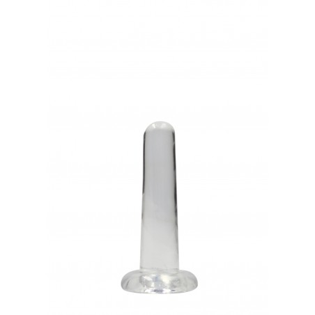 Real Rock | Non Realistic Dildo With Suction - Clear - 13,5cm