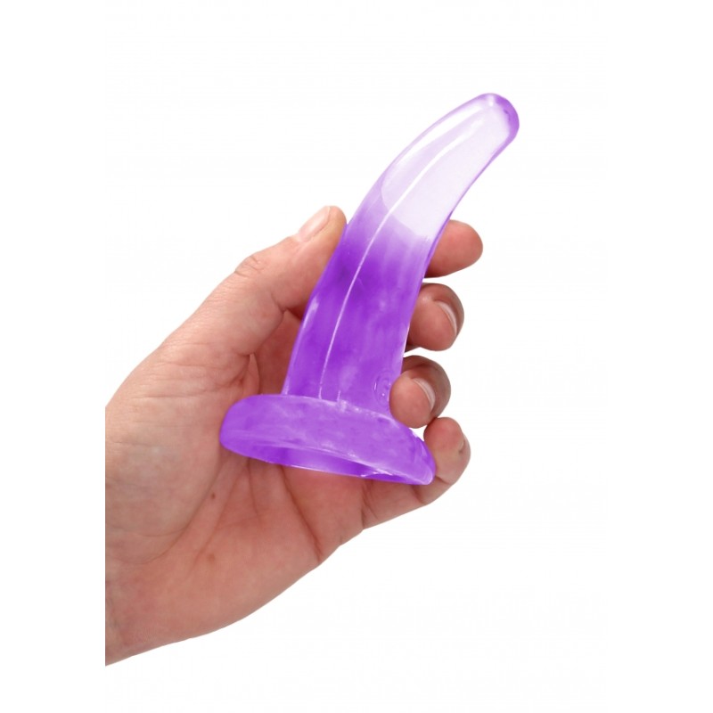 Λείο Ομοίωμα - Dildo με Βεντούζα | Real Rock  - Μοβ | 11,5cm