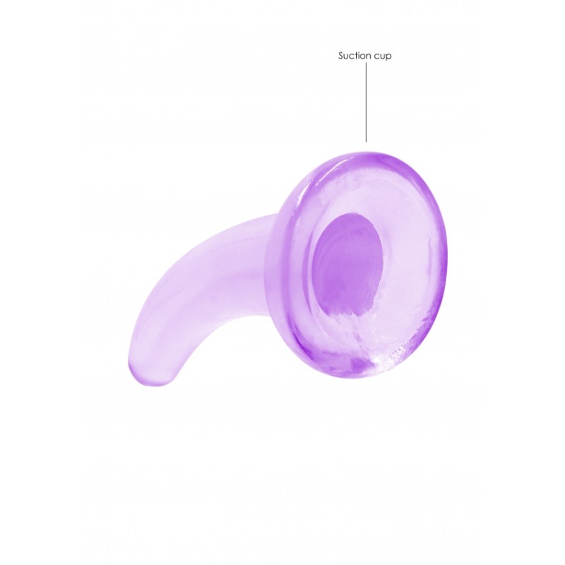 Real Rock | Non Realistic Dildo With Suction - Purple - 11,5cm