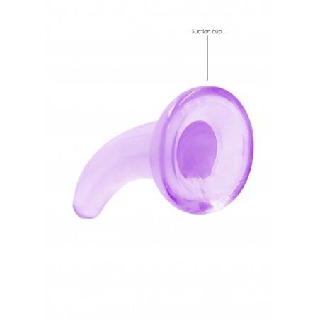 Real Rock | Non Realistic Dildo With Suction - Purple - 11,5cm