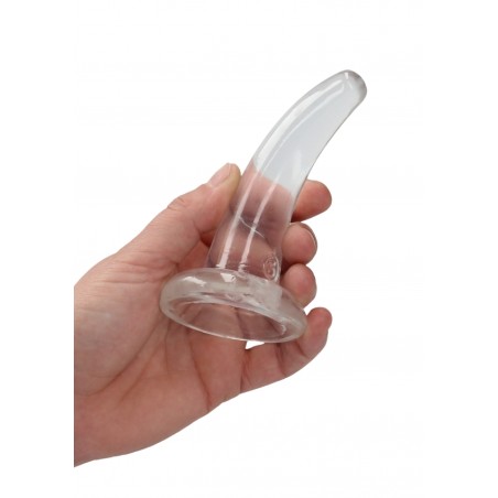 Real Rock | Non Realistic Dildo With Suction - Clear - 11,5cm