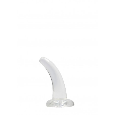 Real Rock | Non Realistic Dildo With Suction - Clear - 11,5cm