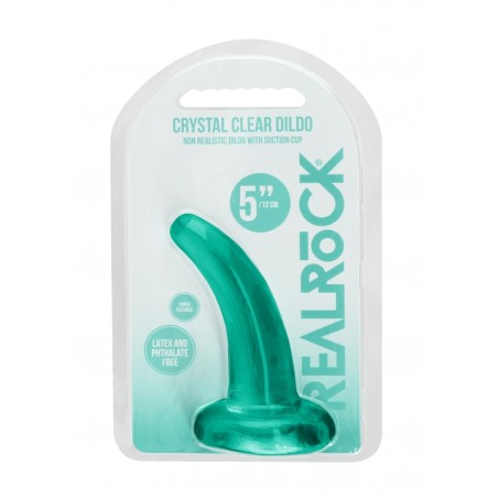 Real Rock | Non Realistic Dildo With Suction - Green - 11,5cm