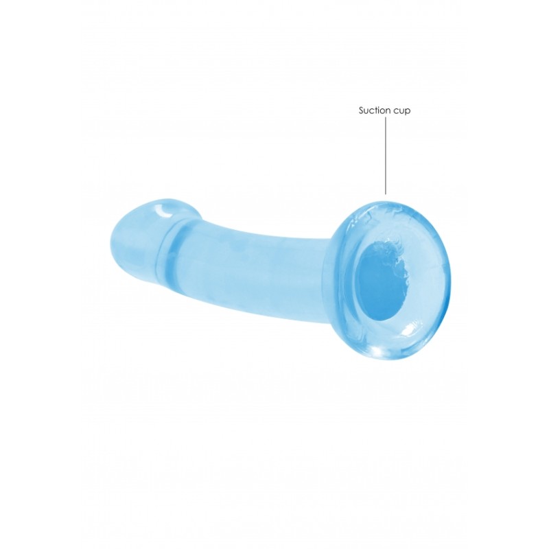 Real Rock | Non Realistic Dildo With Suction - Blue - 17cm