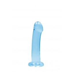 Real Rock | Non Realistic Dildo With Suction - Blue - 17cm