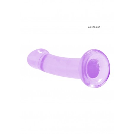 Real Rock | Non Realistic Dildo With Suction - Purple - 17cm